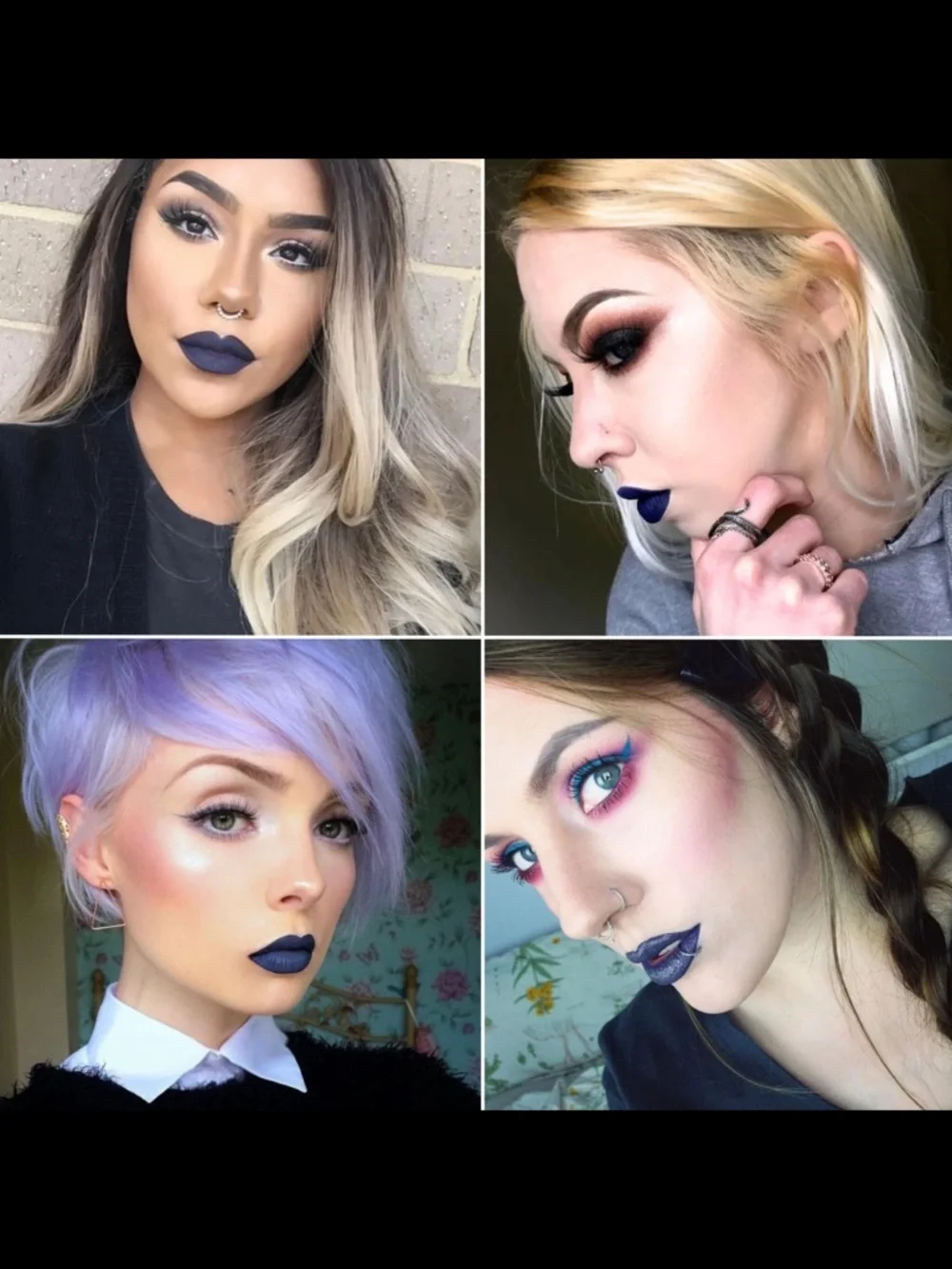 Jeffree Star | ‘Abused’ Velour Liquid Lipstick | NiB matte navy blue, rare